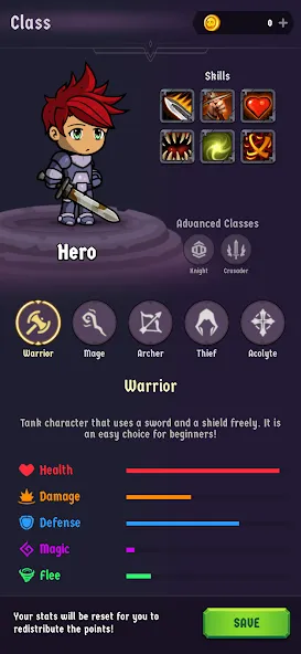 Скачать взлом The Walking Hero — Idle RPG (Зе Волкинг Хиро)  [МОД Бесконечные монеты] — стабильная версия apk на Андроид screen 2