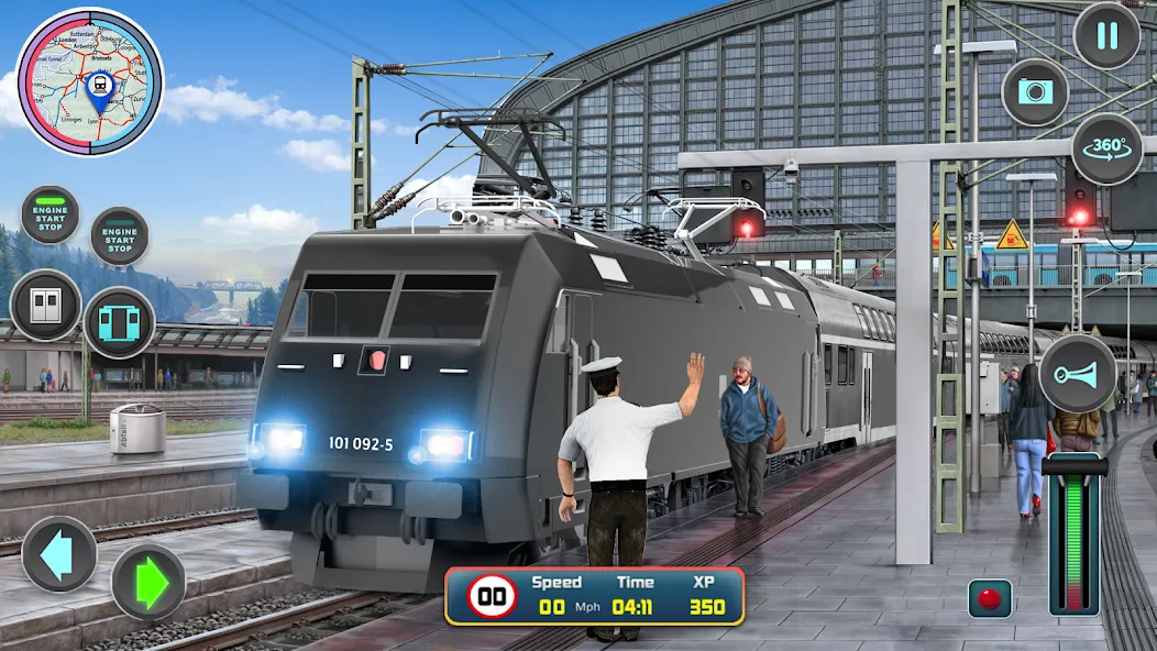 Взлом City Train Driver- Train Games  [МОД Unlocked] — стабильная версия apk на Андроид screen 1