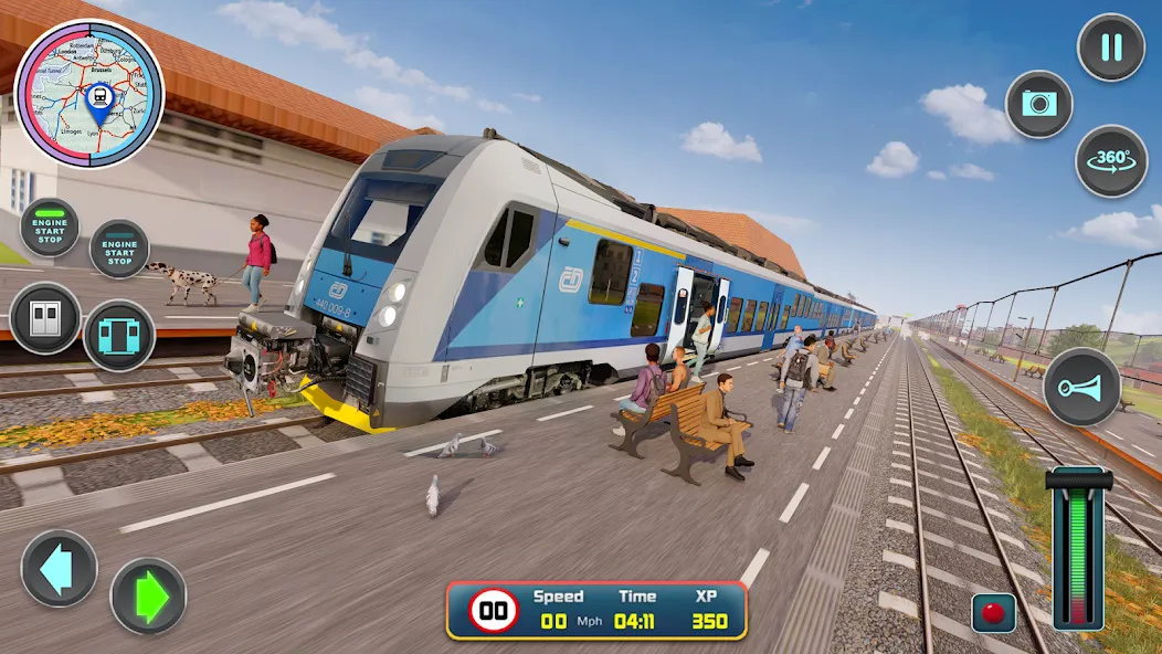 Взлом City Train Driver- Train Games  [МОД Unlocked] — стабильная версия apk на Андроид screen 5