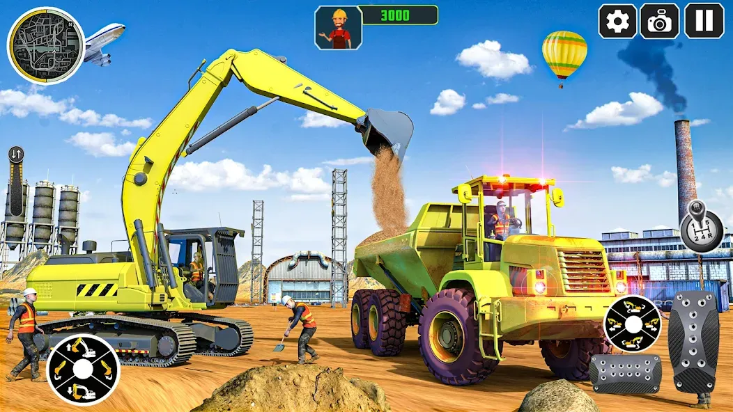 Взлом City Construction Simulator 3D  [МОД Много монет] — полная версия apk на Андроид screen 3