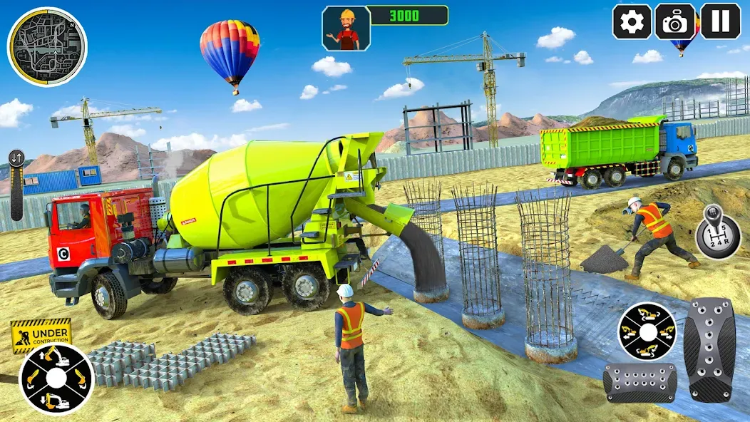 Взлом City Construction Simulator 3D  [МОД Много монет] — полная версия apk на Андроид screen 5