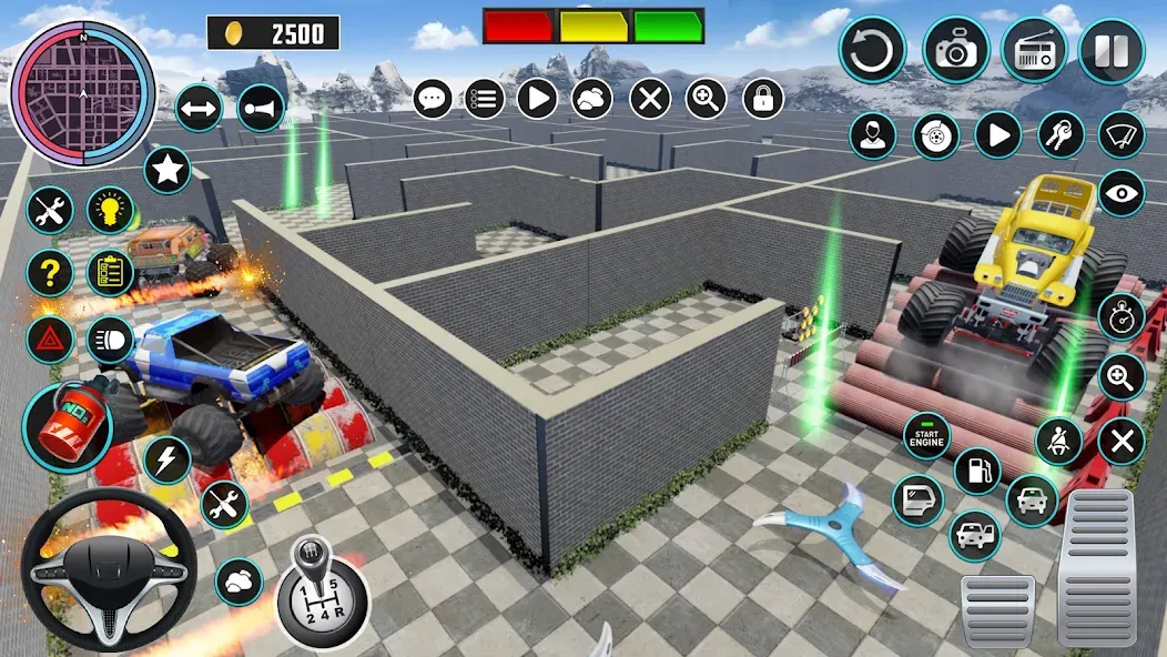 Взломанная Monster Truck Maze Puzzle Game  [МОД Бесконечные монеты] — стабильная версия apk на Андроид screen 3