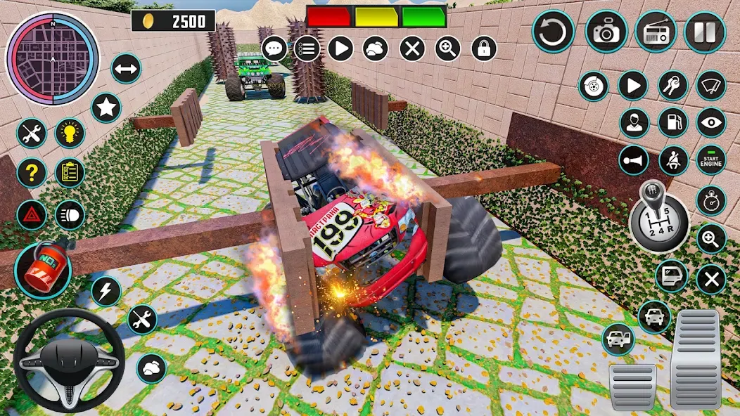 Взломанная Monster Truck Maze Puzzle Game  [МОД Бесконечные монеты] — стабильная версия apk на Андроид screen 5