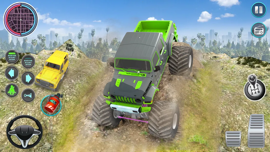 Скачать взлом Monster Truck Off Road Racing  [МОД Unlimited Money] — стабильная версия apk на Андроид screen 2