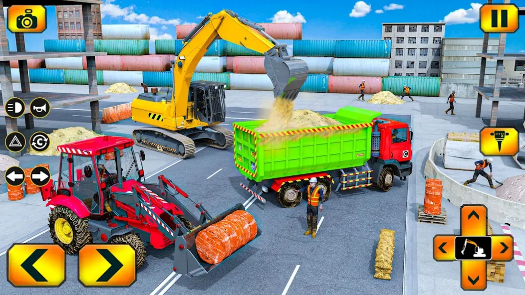 Скачать взломанную Sand Excavator Simulator Games  [МОД Mega Pack] — последняя версия apk на Андроид screen 3