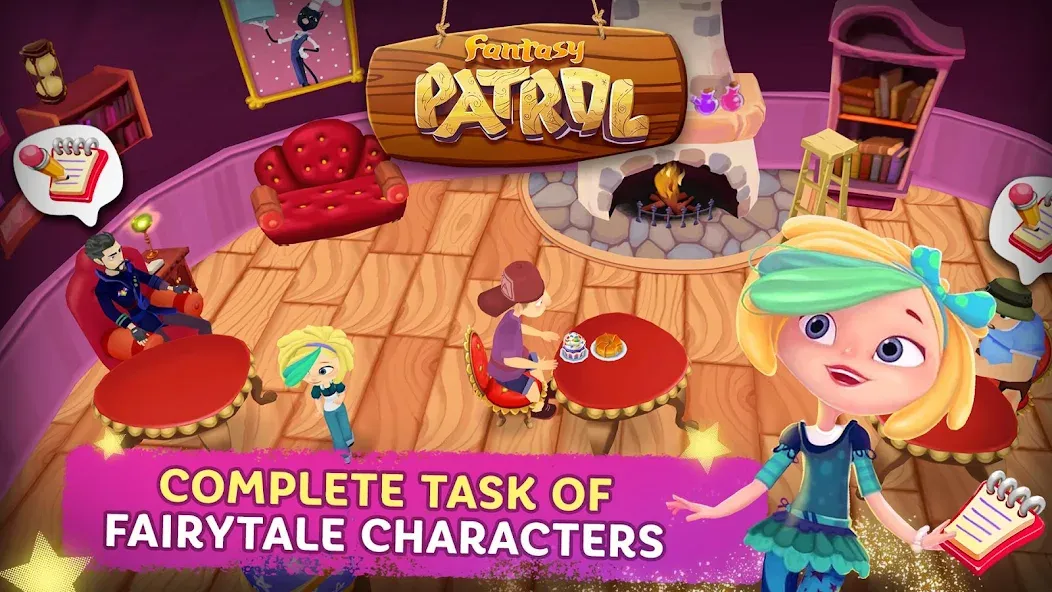 Скачать взлом Fantasy Patrol: Cafe  [МОД Unlocked] — полная версия apk на Андроид screen 3