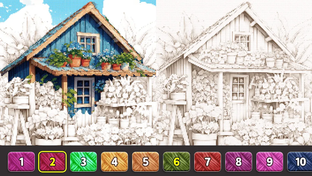 Взломанная Cross Stitch: Color by Number  [МОД Много монет] — последняя версия apk на Андроид screen 3