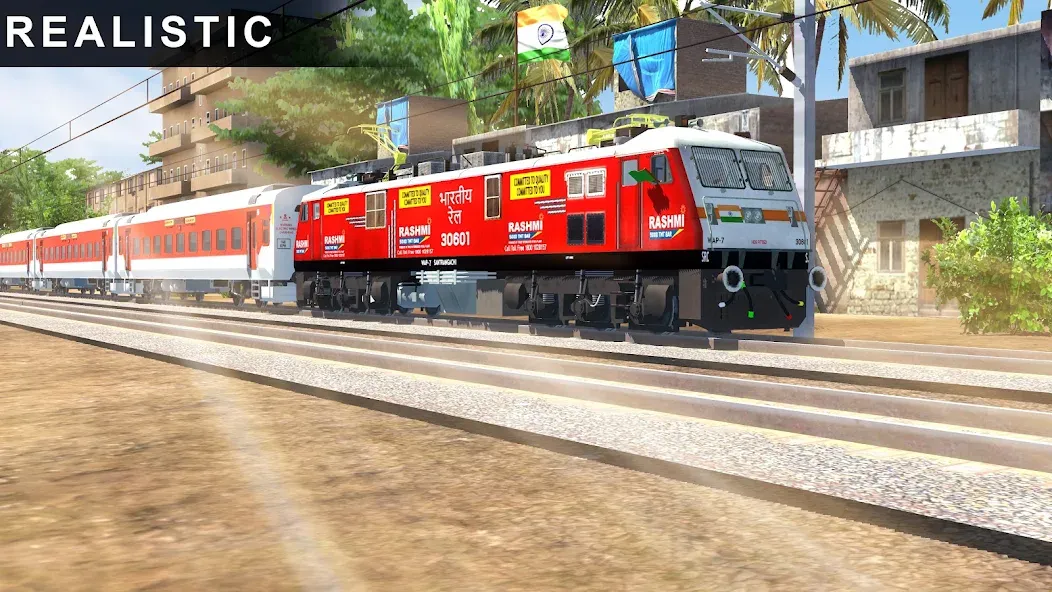 Скачать взломанную Indian Railway Train Simulator (Индийский Железнодорожный Поезд Симулятор)  [МОД Unlocked] — стабильная версия apk на Андроид screen 1