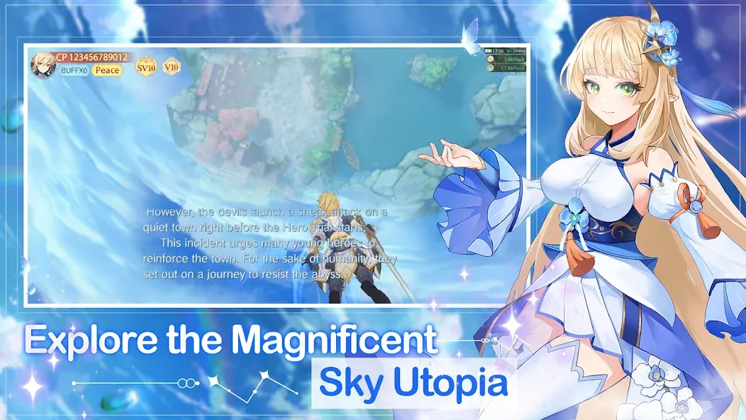 Скачать взломанную Sky Utopia (Скай Утопия)  [МОД Много монет] — стабильная версия apk на Андроид screen 2