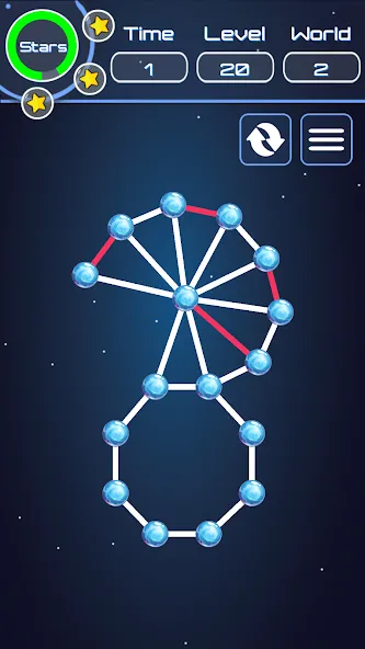 Скачать взломанную Connect The Dots (Коннект зе Дотс)  [МОД Бесконечные монеты] — полная версия apk на Андроид screen 4