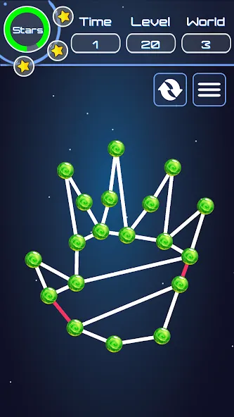 Скачать взломанную Connect The Dots (Коннект зе Дотс)  [МОД Бесконечные монеты] — полная версия apk на Андроид screen 5