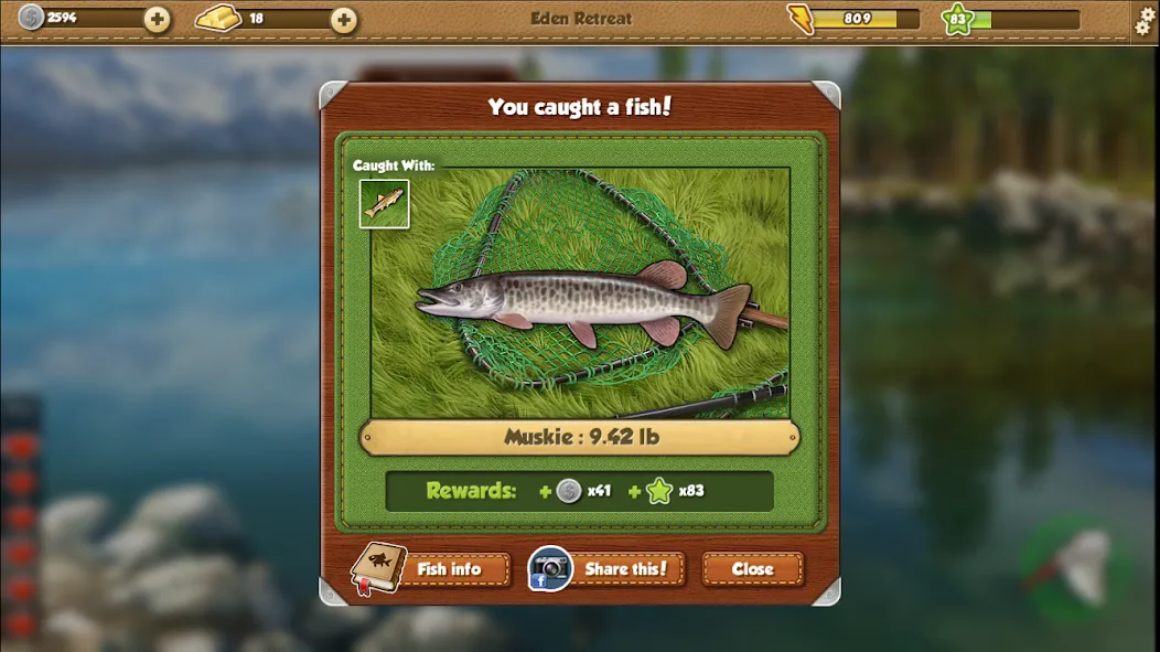 Взломанная Fishing World (Фишинг Ворлд)  [МОД Mega Pack] — стабильная версия apk на Андроид screen 2