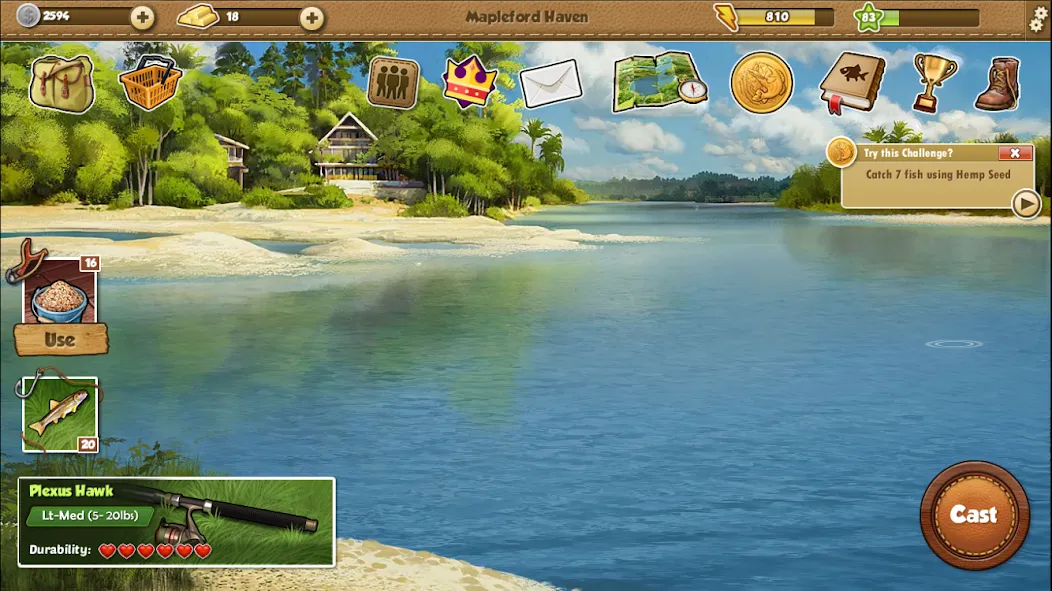 Взломанная Fishing World (Фишинг Ворлд)  [МОД Mega Pack] — стабильная версия apk на Андроид screen 5