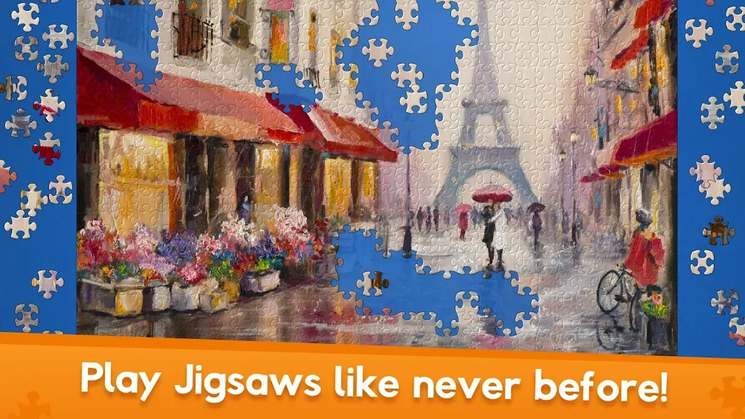 Скачать взломанную Jigsaw World (Джигсоу Ворлд)  [МОД Mega Pack] — последняя версия apk на Андроид screen 1