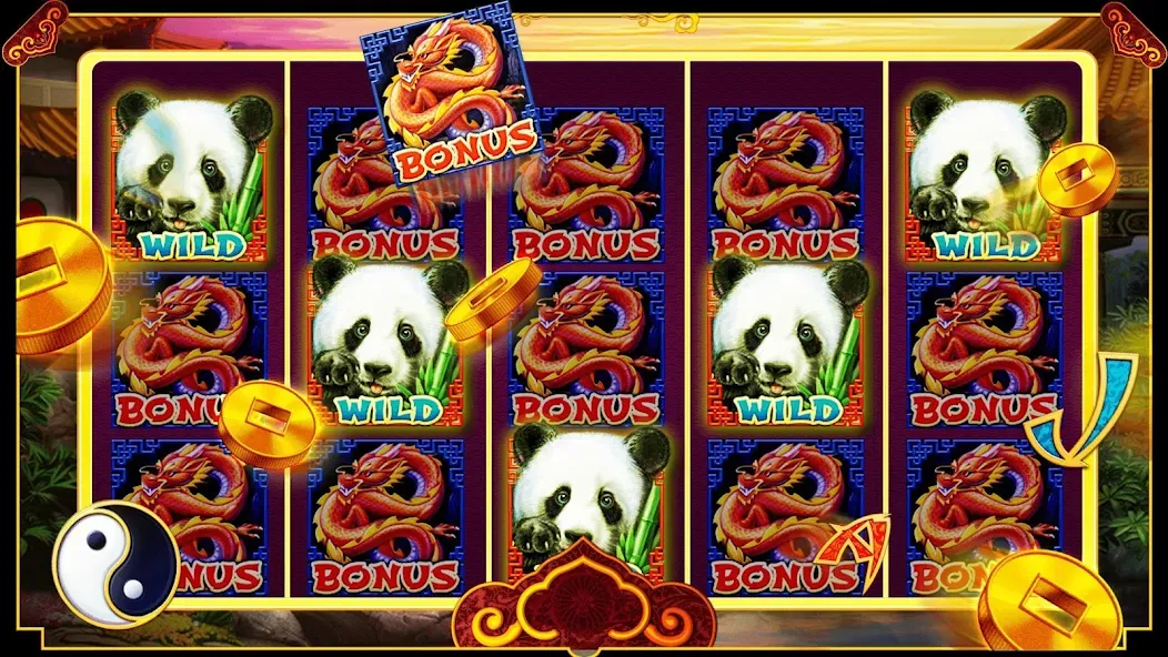 Скачать взлом Panda Slots (Панда Слоты)  [МОД Много денег] — последняя версия apk на Андроид screen 4