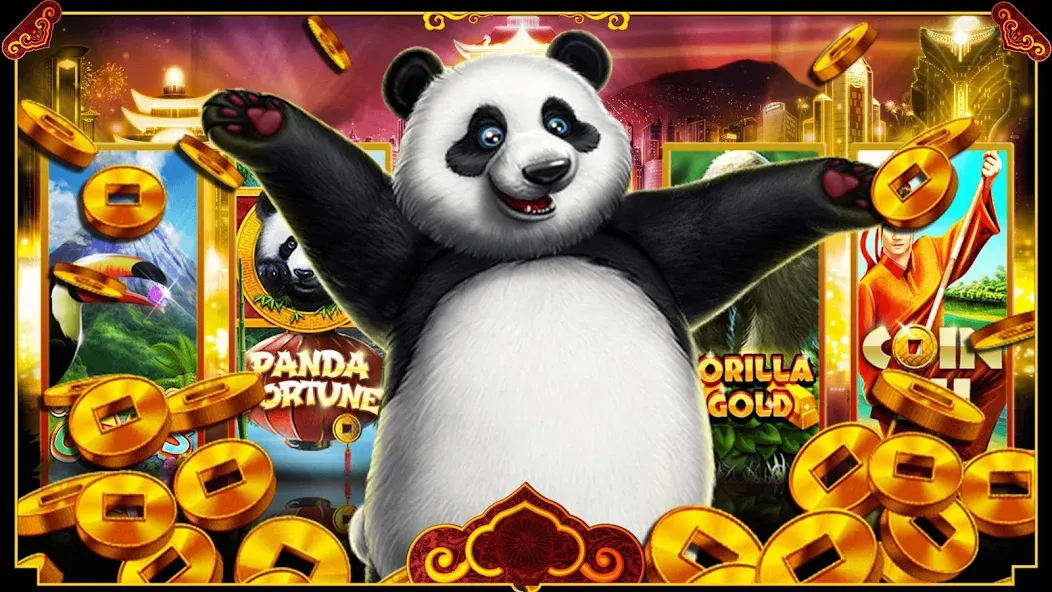 Скачать взлом Panda Slots (Панда Слоты)  [МОД Много денег] — последняя версия apk на Андроид screen 5