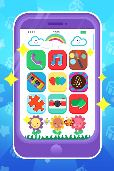 Взломанная Baby Phone: Toddler Games (Беби Фон)  [МОД Unlimited Money] — последняя версия apk на Андроид screen 5