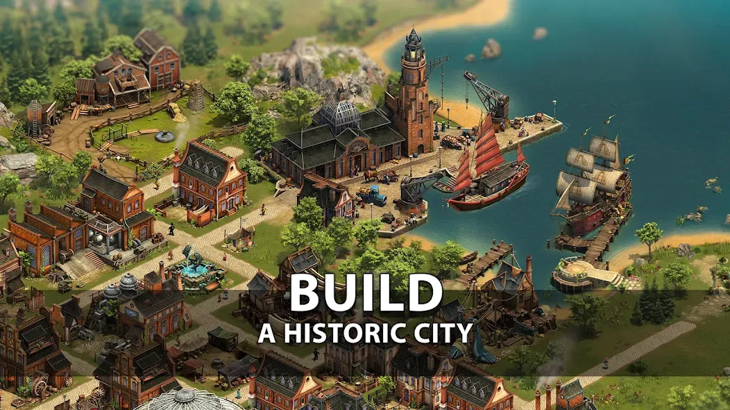 Скачать взлом Forge of Empires: Build a City (Фордж оф Эмпайрс)  [МОД Mega Pack] — полная версия apk на Андроид screen 1