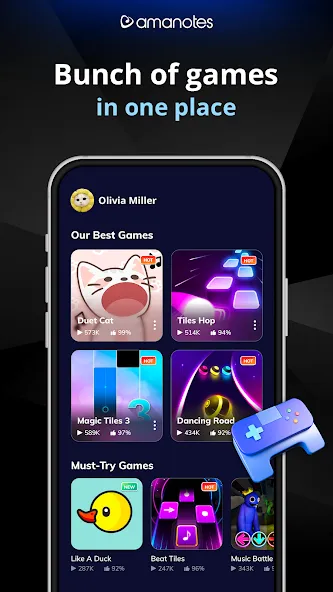 Взломанная Game of Song — All music games (Гейм оф Сонг)  [МОД Unlocked] — последняя версия apk на Андроид screen 1