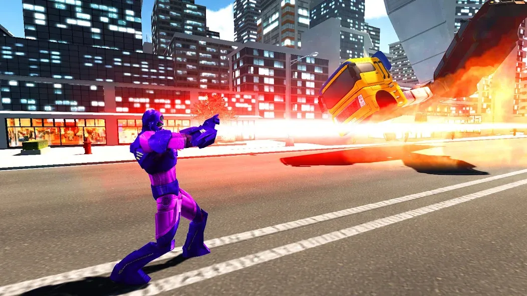 Скачать взлом Super city hero:Iron Hero War (Супер сити герой)  [МОД Много монет] — последняя версия apk на Андроид screen 2