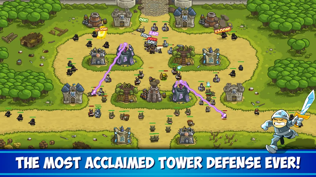 Скачать взлом Kingdom Rush Tower Defense TD (Кингдом Раш)  [МОД Меню] — последняя версия apk на Андроид screen 1