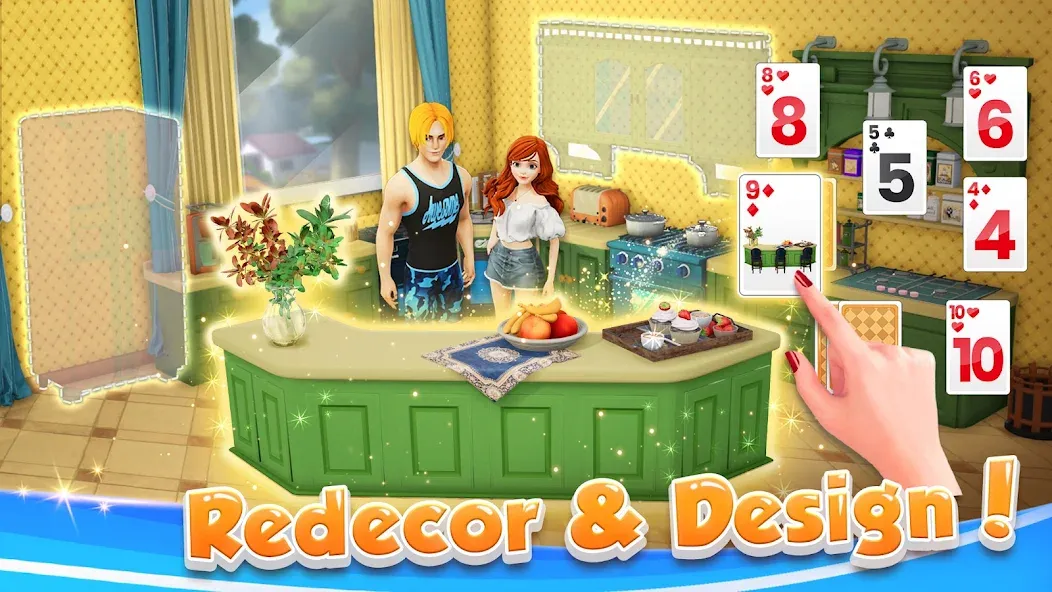 Взлом Solitaire Home Design (Солитер Хоум Дизайн)  [МОД Меню] — последняя версия apk на Андроид screen 3