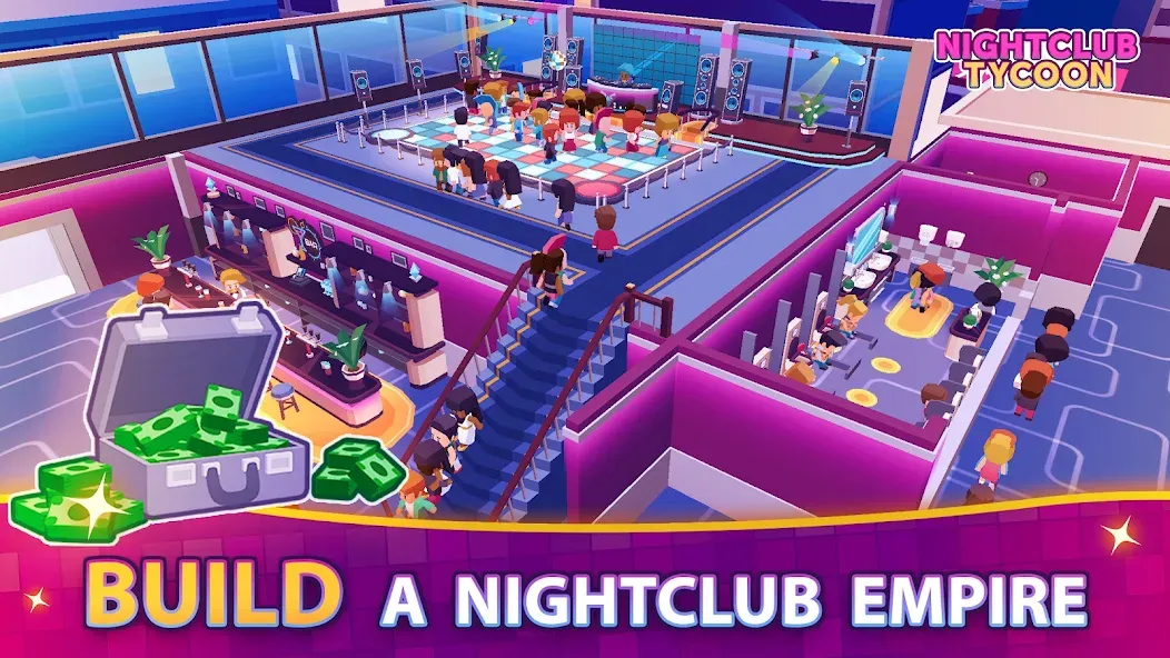 Скачать взломанную Nightclub Tycoon: Idle Empire  [МОД Menu] — полная версия apk на Андроид screen 1