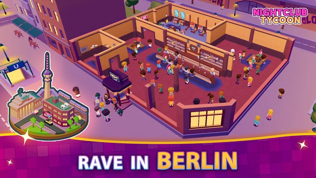 Скачать взломанную Nightclub Tycoon: Idle Empire  [МОД Menu] — полная версия apk на Андроид screen 2