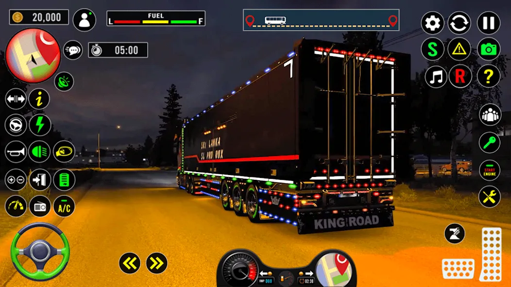 Скачать взломанную US Truck City Transport Sim 3d  [МОД Бесконечные деньги] — полная версия apk на Андроид screen 2