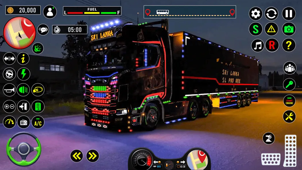 Скачать взломанную US Truck City Transport Sim 3d  [МОД Бесконечные деньги] — полная версия apk на Андроид screen 3