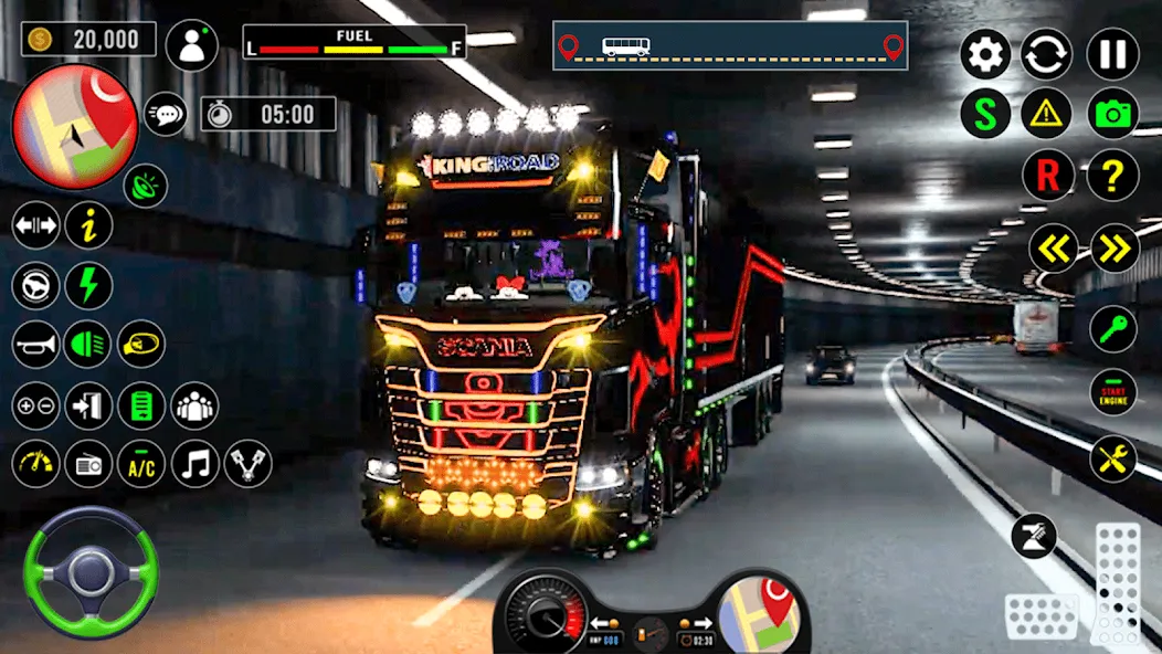 Скачать взломанную US Truck City Transport Sim 3d  [МОД Бесконечные деньги] — полная версия apk на Андроид screen 4