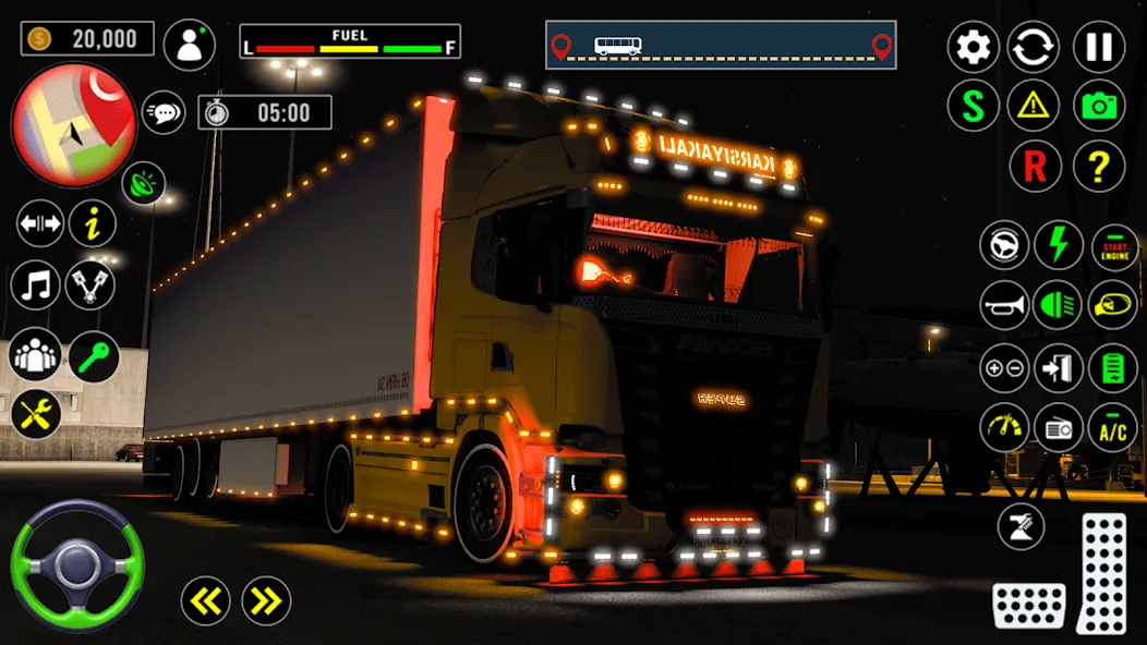 Скачать взломанную US Truck City Transport Sim 3d  [МОД Бесконечные деньги] — полная версия apk на Андроид screen 5