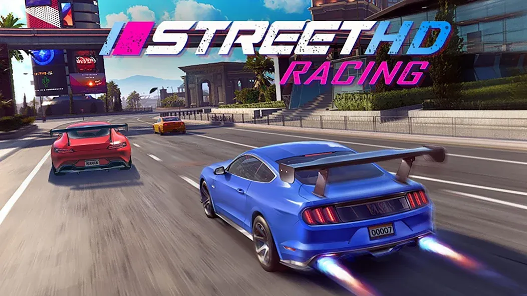 Скачать взлом Street Racing HD (Стрит Рейсинг ХД)  [МОД Много монет] — последняя версия apk на Андроид screen 1