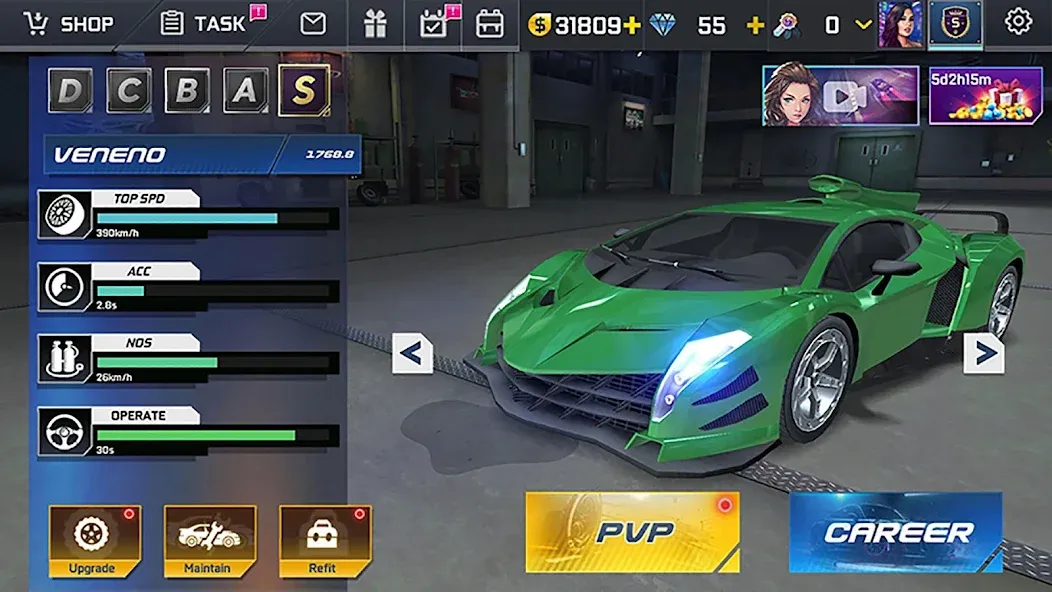 Скачать взлом Street Racing HD (Стрит Рейсинг ХД)  [МОД Много монет] — последняя версия apk на Андроид screen 2