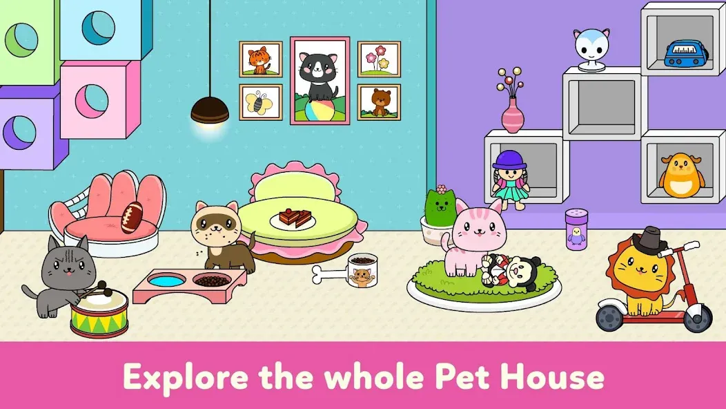 Взломанная Tizi Town — My Pet Daycare  [МОД Много монет] — последняя версия apk на Андроид screen 2