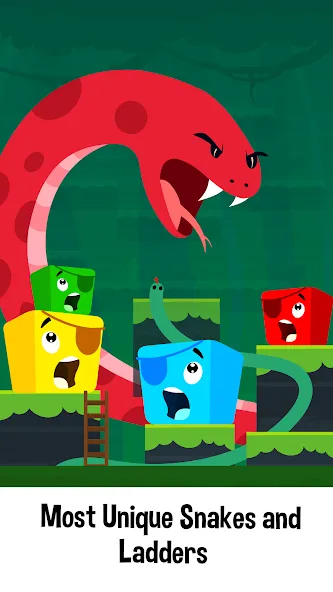 Взлом Snake and Ladder Games  [МОД Много монет] — последняя версия apk на Андроид screen 1