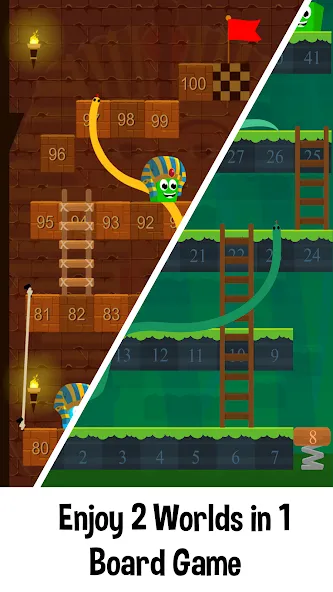 Взлом Snake and Ladder Games  [МОД Много монет] — последняя версия apk на Андроид screen 2