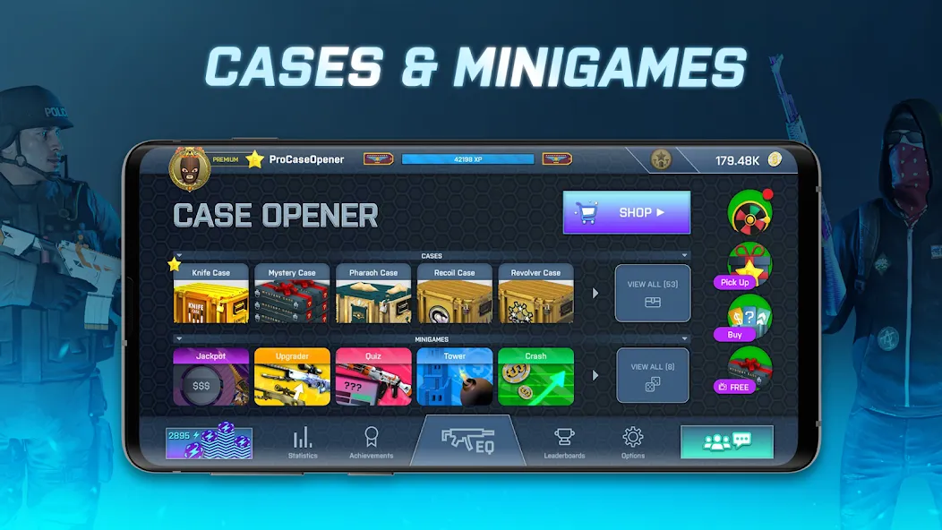 Взлом Case Opener — skins simulator (Кейс Опенер)  [МОД Много денег] — последняя версия apk на Андроид screen 2