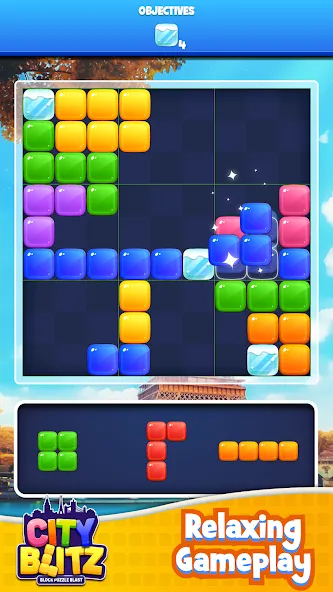 Взлом City Blitz-Block Puzzle Blast (Блок Головоломка Кинг)  [МОД Бесконечные деньги] — стабильная версия apk на Андроид screen 2