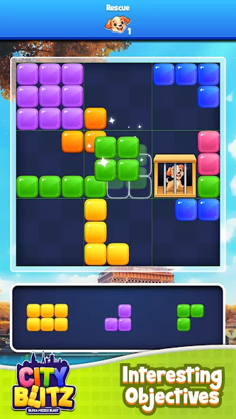 Взлом City Blitz-Block Puzzle Blast (Блок Головоломка Кинг)  [МОД Бесконечные деньги] — стабильная версия apk на Андроид screen 3