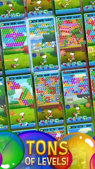 Взлом Bubble Shooter — Snoopy POP! (Бабл шутер)  [МОД Unlimited Money] — полная версия apk на Андроид screen 3