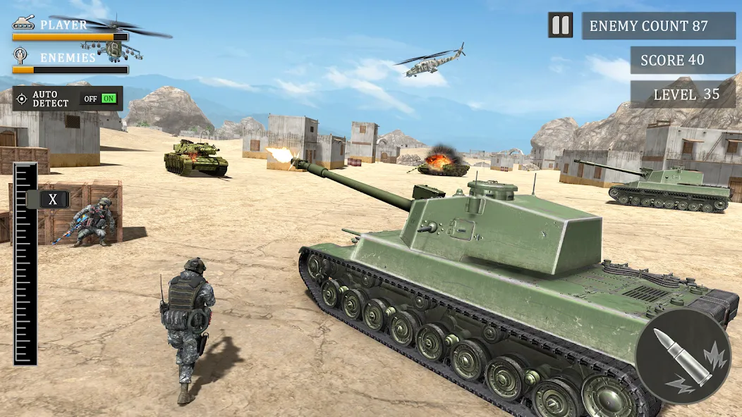 Взлом Tank Fury: Battle of Steels  [МОД Бесконечные деньги] — последняя версия apk на Андроид screen 5