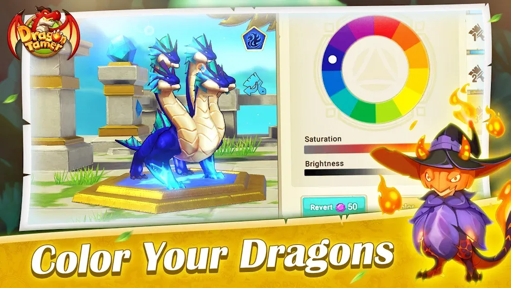 Взломанная Dragon Tamer  [МОД Меню] — последняя версия apk на Андроид screen 1