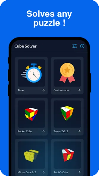 Взломанная Cube Solver (Кьюб Солвер)  [МОД Много монет] — полная версия apk на Андроид screen 1