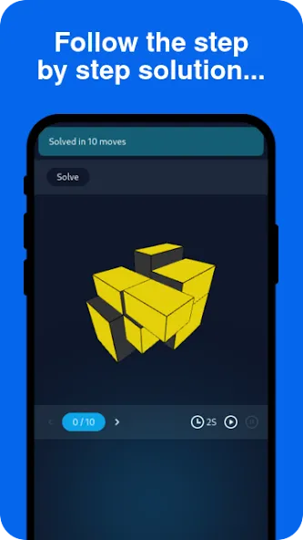 Взломанная Cube Solver (Кьюб Солвер)  [МОД Много монет] — полная версия apk на Андроид screen 3