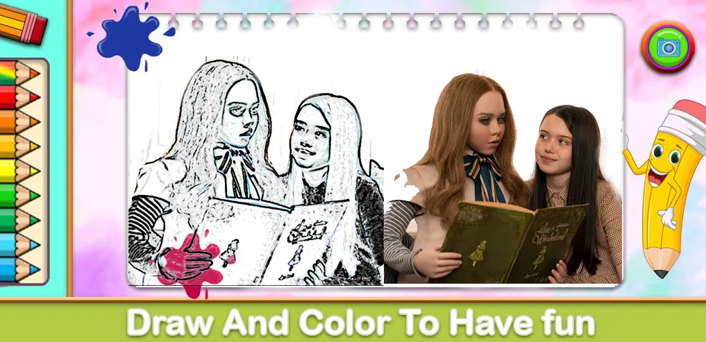 Взломанная Megan Coloring Game (Меган Колоринг Гейм)  [МОД Много денег] — полная версия apk на Андроид screen 2