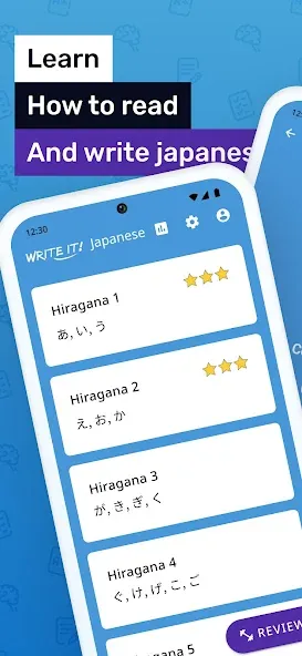 Взломанная Write It! Japanese  [МОД Mega Pack] — полная версия apk на Андроид screen 1