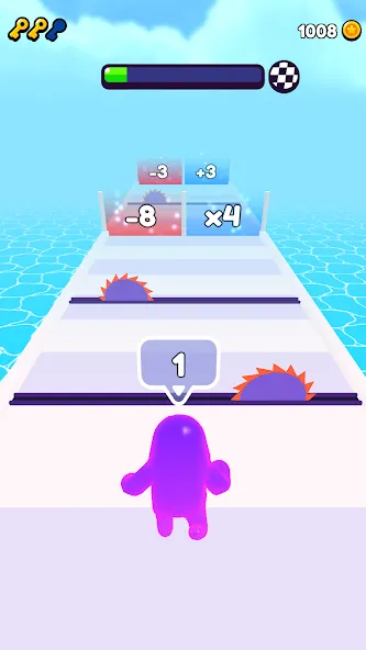 Скачать взломанную Join Blob Clash 3D: Mob Runner (Джойн Блоб Клаш 3D)  [МОД Unlocked] — последняя версия apk на Андроид screen 1