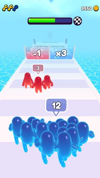 Скачать взломанную Join Blob Clash 3D: Mob Runner (Джойн Блоб Клаш 3D)  [МОД Unlocked] — последняя версия apk на Андроид screen 3