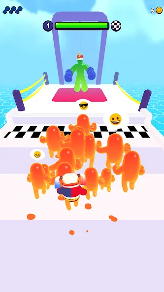 Скачать взломанную Join Blob Clash 3D: Mob Runner (Джойн Блоб Клаш 3D)  [МОД Unlocked] — последняя версия apk на Андроид screen 5